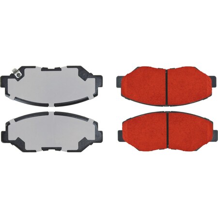 Centric Parts Pq Pro Disc Brake Pads, 500.09142 500.09142